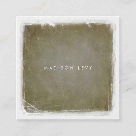 Moderne Grunge Texture Minimalistische Termine Kar (Vorderseite)