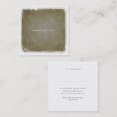 Moderne Grunge Texture Minimalistische Termine Kar (Vorne/Hinten)