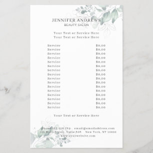 Moderne, Grünpflanzen Flyer