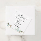 Moderne Grünpflanzen Minimal Gefallen Tags Geschenkanhänger (Beispiel)