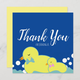 Moderne Gummiherden Gelbe Babydusche Danke