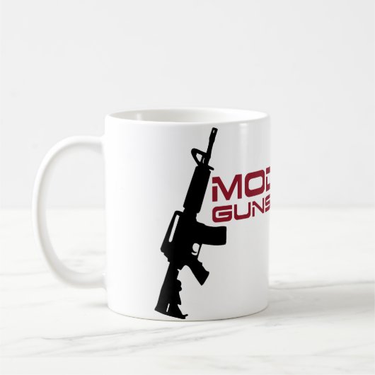 Moderne Gunslinger-Tasse von US-Zoll Kaffeetasse (Links)