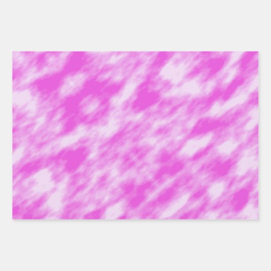 Moderne, gürtelrosa, abstrakte gefärbte Krawatte Geschenkpapier Set (Vorderseite 2)