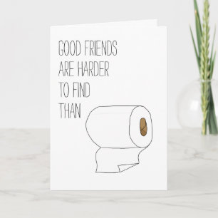 Moderne gute Freunde soziale Distanzierung Typogra Karte