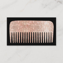 Moderne Haare Stylist Rose Gold Salon Comb