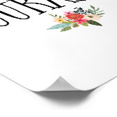 Moderne haben Courage Kinderzimmer Art Poster (Ecke)