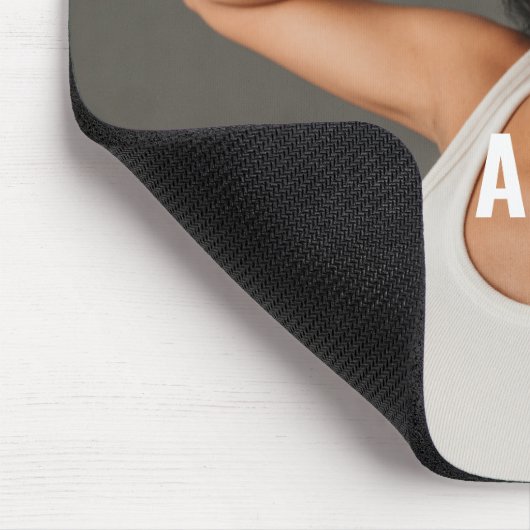 Moderne Hair Stylist Mousepad (Ecke)