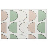 Moderne Halb-Monde-Fabrik Mitte des Jahrhunderts Stoff (Fat Quarter (45,7 x 55,9 cm))