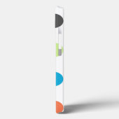 Moderne Halbkreise des mittleren Jahrhunderts Case-Mate iPhone Hülle (Rückseite / Links)