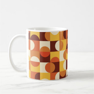 Moderne Halbkreise im Stil der Mitte des 20. Jahrh Kaffeetasse