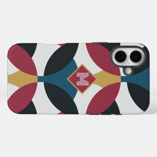 Moderne Halbmonde Case-Mate iPhone Hülle (Rückseite (Horizontal))