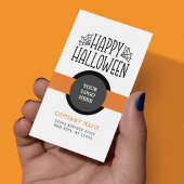 Moderne Halloween Discount Code Business Cards Visitenkarte