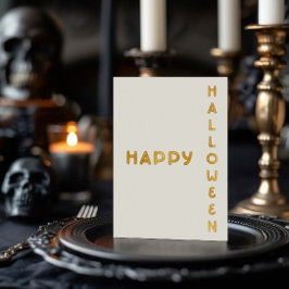 Moderne Halloween Foil Card Folien Feiertagskarte