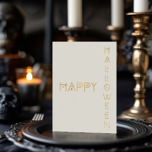 Moderne Halloween Foil Card Folien Feiertagskarte