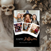 Moderne Halloween-Fotokarte