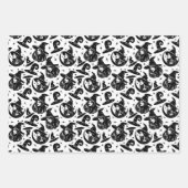 Moderne Halloween-Frau Hexenhut Geschenkpapier Set (Vorderseite 2)