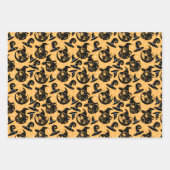 Moderne Halloween-Frau Hexenhut Geschenkpapier Set (Vorderseite)