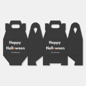 Moderne Halloween-Gefallen-Box - Personalisiert Geschenkschachtel (Ungeklappt)
