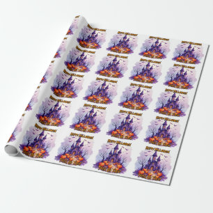 Moderne Halloween Gruselige Süße Sammlung Geschenkpapier