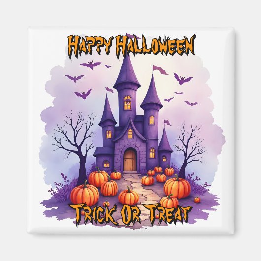 Moderne Halloween Gruselige Süße Sammlung Magnet (Vorne)
