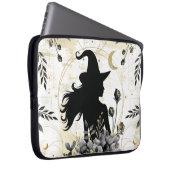 Moderne Halloween Hexe 3 Laptopschutzhülle (Vorne Rechts)