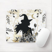 Moderne Halloween Hexe 3 Mousepad (Mit Mouse)