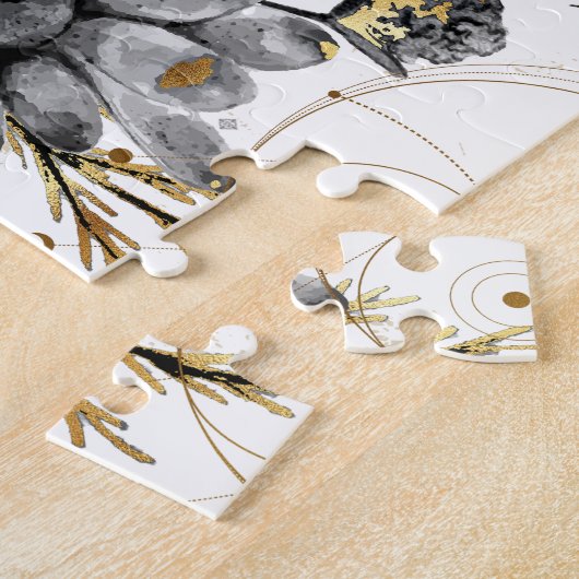 Moderne Halloween Hexe 3 Puzzle (Seite)