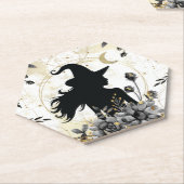 Moderne Halloween Hexe 3 Untersetzer (angewinkelt)