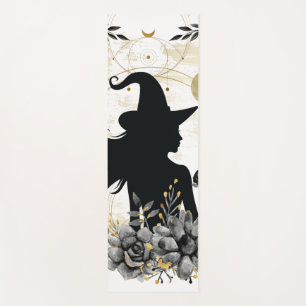 Moderne Halloween Hexe 3 Yogamatte