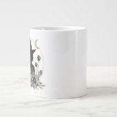 Moderne Halloween Hexe Jumbo-Tasse (Vorderseite)