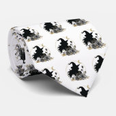 Moderne Halloween Hexe Krawatte (Gerollt)