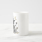 Moderne Halloween Hexe Porzellantasse (Vorderseite)