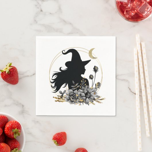 Moderne Halloween Hexe Serviette (Beispiel)