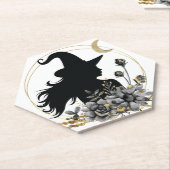 Moderne Halloween Hexe Untersetzer (angewinkelt)
