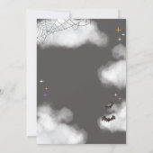 Moderne Halloween-Party Einladung für Teenager (Rückseite)