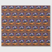 Moderne Halloween Pumpkin Herbst Kollektion Geschenkpapier (Flach)