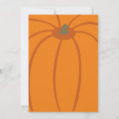 Moderne Halloween Pumpkin Smash Party Einladung (Rückseite)