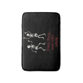 Moderne Halloween-Skelette Badematte (Vorderseite Vertikal)