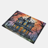 Moderne Halloween Spuk Hausmäntel Fußmatte (Schrägansicht)