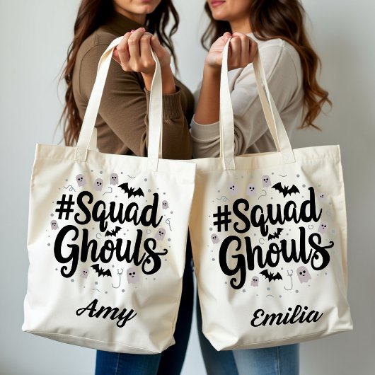 Moderne Halloween Squad Ghouls Bag für Freunde Tragetasche