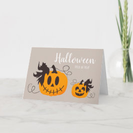 Moderne Halloween-Tricks oder die Behandlung Niedl Karte