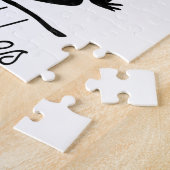 Moderne Halloween-Yoga-Hexe Puzzle (Seite)