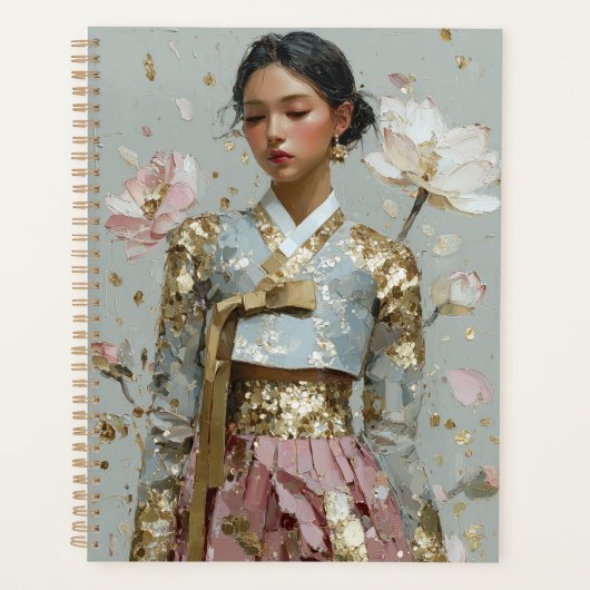 Moderne Hanbok-Kunst drucken Planer (Vorderseite)