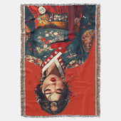 Moderne Hanbok-Porträtdecke Decke (Vorderseite Vertikal)