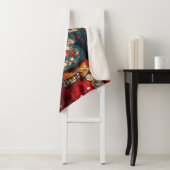 Moderne Hanbok-Porträtdecke Sherpadecke (Beispiel)
