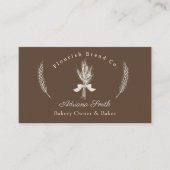 Moderne Hand Gezeichnet Bäckerei Visitenkarte (Vorderseite)