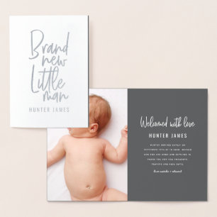 Moderne Hand gezeichnete Folienkarte