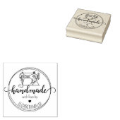 Moderne Handarbeit mit Liebe, Nähmaschine Gummistempel (Stempel)