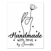 Moderne Handarbeit von (individuelle Name), groß Gummistempel (Prägung)