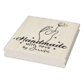 Moderne Handarbeit von (individuelle Name), groß Gummistempel (Stempel)